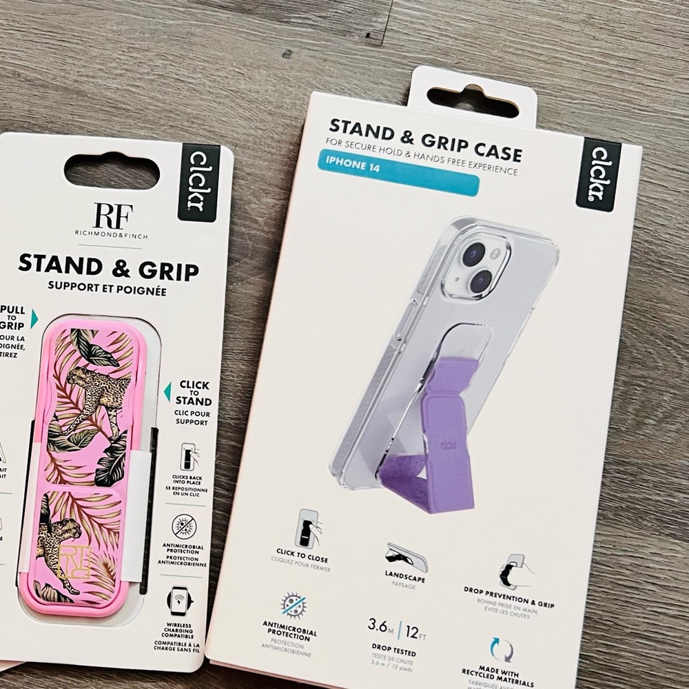 NIB-iPhone 14 case and stands💞